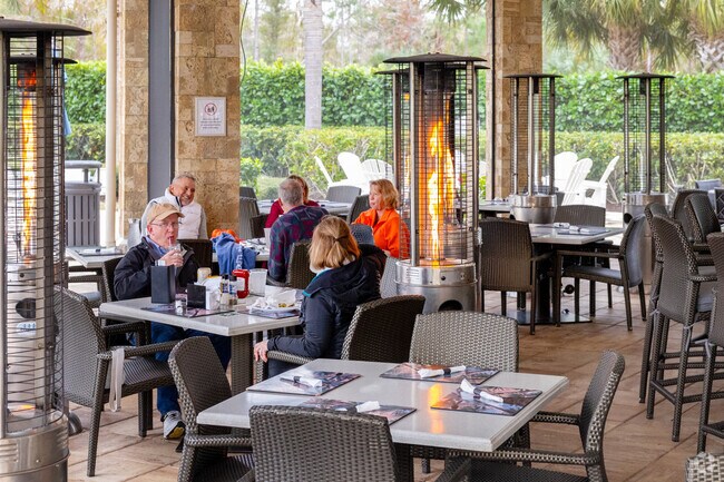 Shady Palm Café at the clubhouse in Winding Cypress is a great place for a quick lunch.