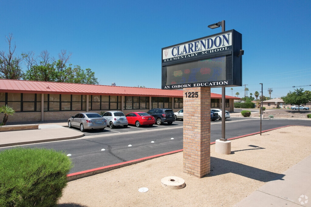 Clarendon Elementary School is located in central Phoenix.