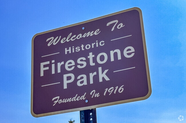 Welcome to Firestone Park, where nature and city life come together.