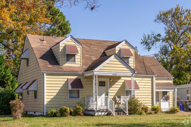 A traditional Cape Cod style home in the Sherwood Forest neighborhood of Norfolk.
