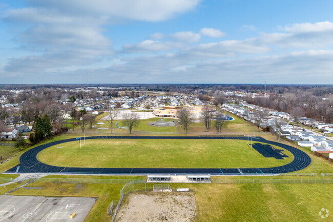 Football and track at L'Anse Creuse Middle School - South.