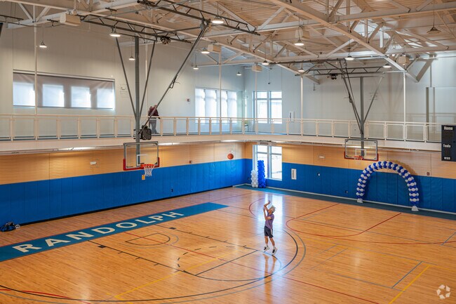 Work on your jump shot at the Randolph Community Center in Downtown Randolph.