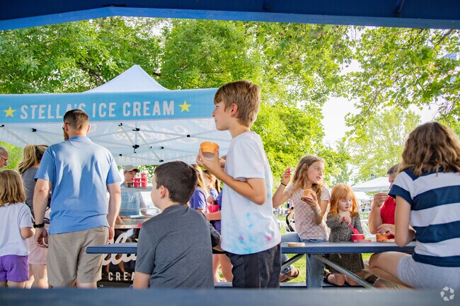 The annual Dairy Days Ice Cream Social is always a big hit with the kids.