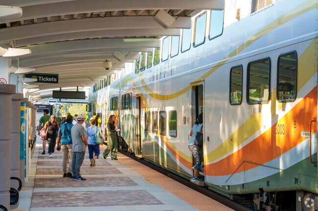 The SunRail station offers convenient transportation for Campbell City residents.