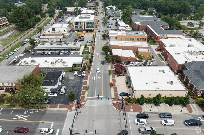 Downtown Cary is full of local shops and galleries.