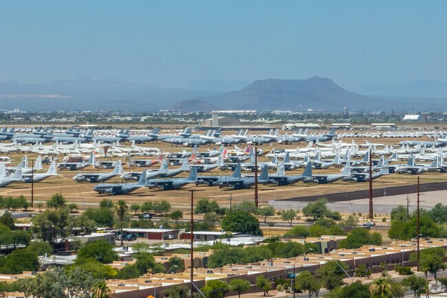 Commuters love driving by the Historic Aviation Boneyard near Groves Lincoln Park.