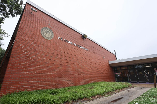 P.B. Young Sr. Elementary is home to the Knights.