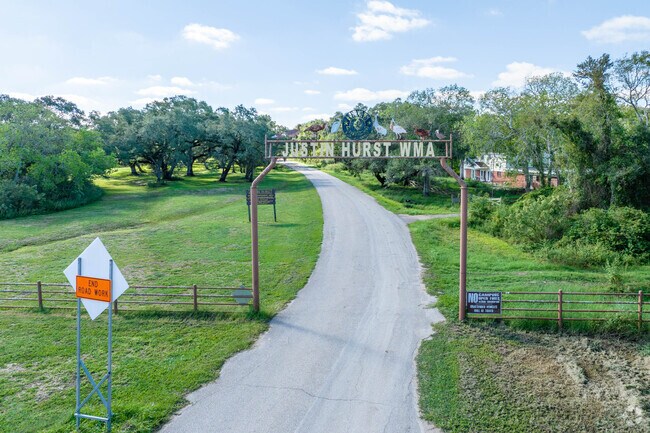 The Justin Hurst Wildlife Management Area offers public hunting land for Jones Creek residents.