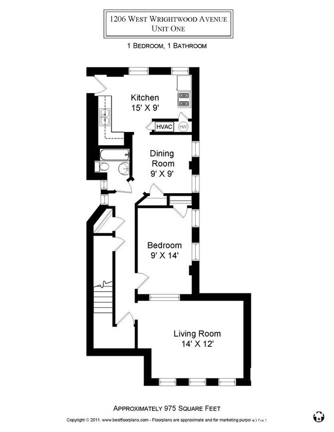 1214 W Wrightwood Ave unit 1, Chicago, IL 60614 - photo 4