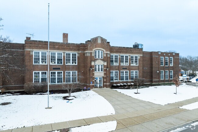 A F Ames Elementary School has 443 students in grades PK and K through 5.