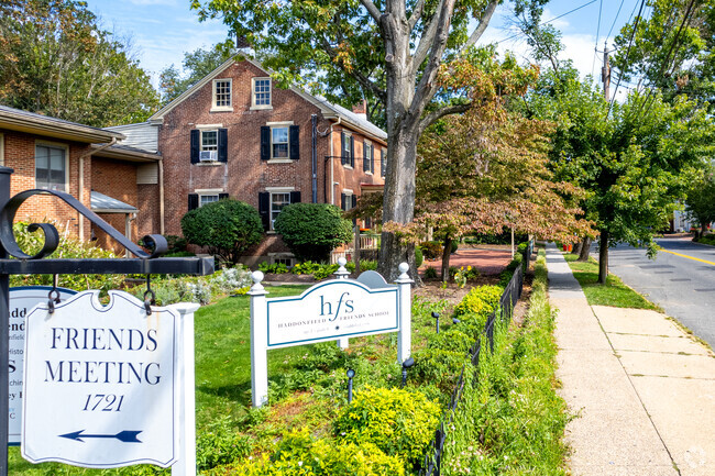 Pre-K to 8th students can attend Haddonfield Friends School.