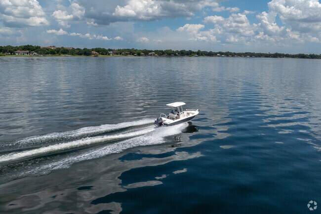 Boating on Lake Jackson is a fun past time for West Sebring residents.