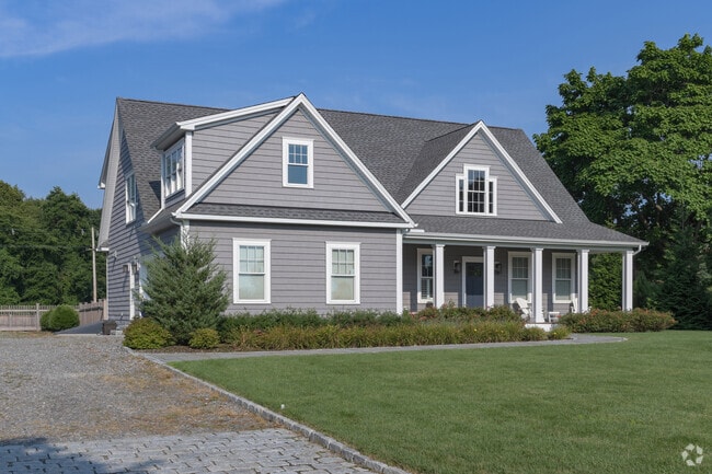 Modern homes are part of the allure of the Mumford Cove neighborhood in Groton.