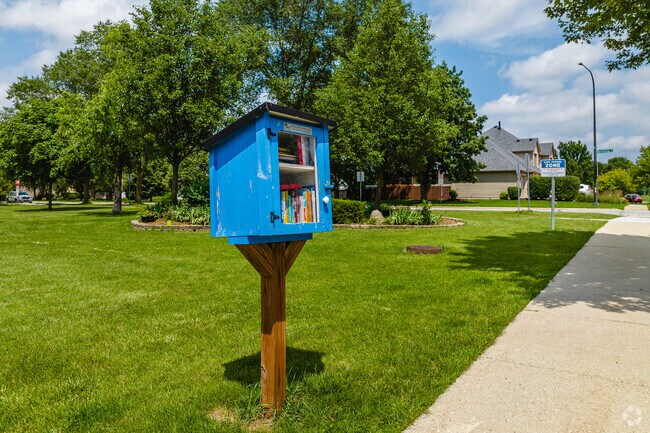 Little libraries can be found on the street corners and yards of Greene Valley.