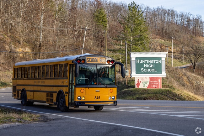 Approximately 500 students attend Huntington High School.