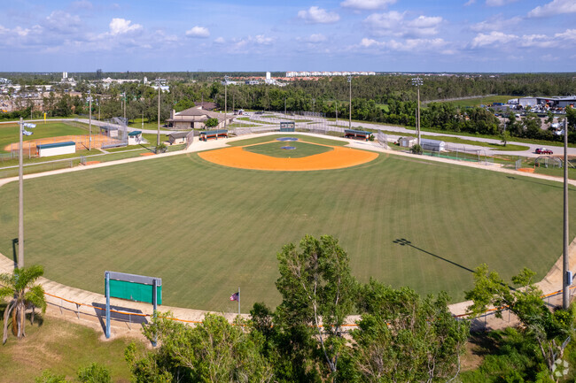 The baseball team at Dunbar High School in Fort Myers plays weekly on their new baseball diamond