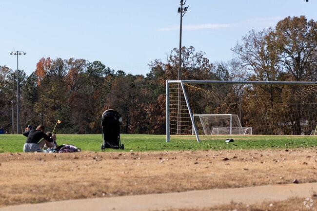 Palmer Park’s fields and playground offer a perfect picnic spot for Greenbrier residents.