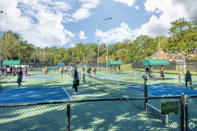 Pickle ball seems to be growing in popularity throughout the West Haven neighborhood.