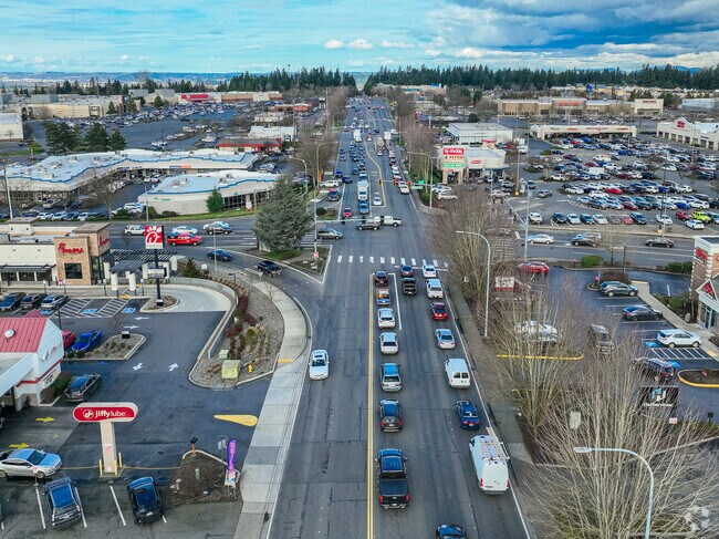 Meridian Avenue in South Hill Mall.