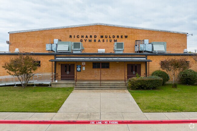 Students can exercise at the gym at Mary E. Smithey Pace Learning Center in Duncanville, TX.