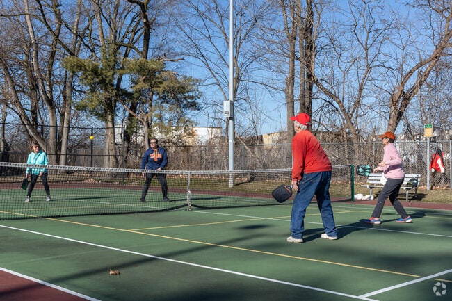 Play a friendly game of pickle ball at Gainsboro Park.