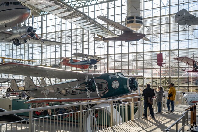 Take a stroll around The Museum of Flight during free first Thursdays in Goergetown.