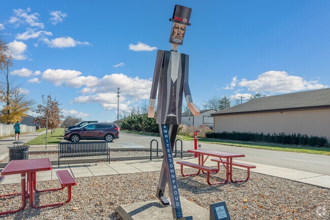 Local art can be seen along the Big 4 Trail in Whitestown.