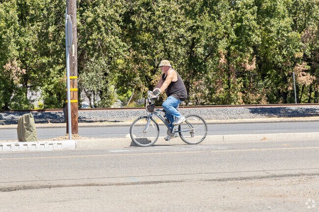 It's easy to maneuver the streets of Anderson City Center by bike.