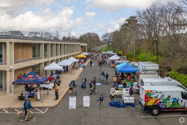 West Haven residents can visit the Wooster Square Farmers Market in nearby New Haven.