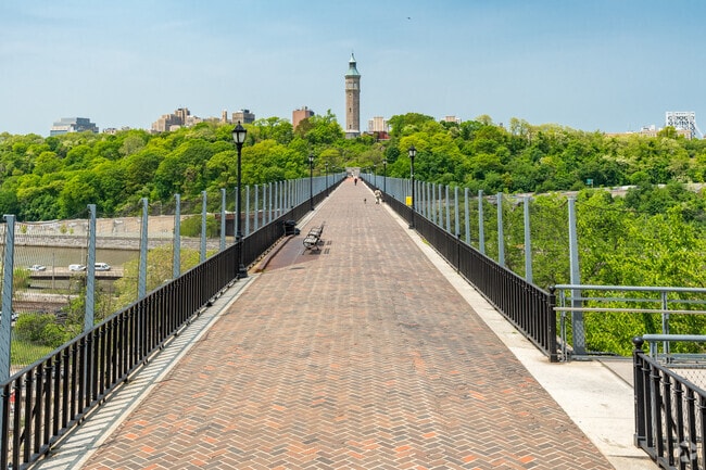 High Bridge Park is rather unique in that it connects High Bridge and Northern Manhattan.