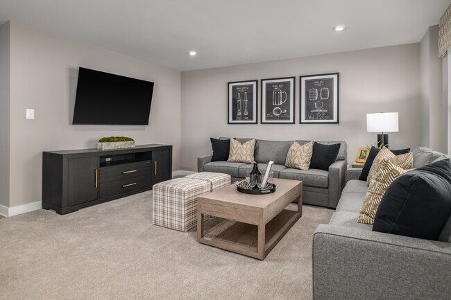 Make this space into whatever you need—your rec room is perfect for relaxing, entertaining, or upgrading with an extra bedroom and bathroom. Check out the floorplans to learn more.