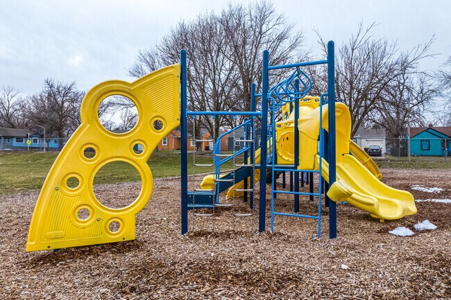 Banneker Elementary School has a playground for all ages.