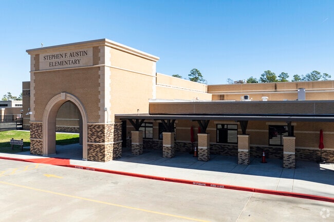 Austin Elementary School is in the highly-rated Conroe ISD.