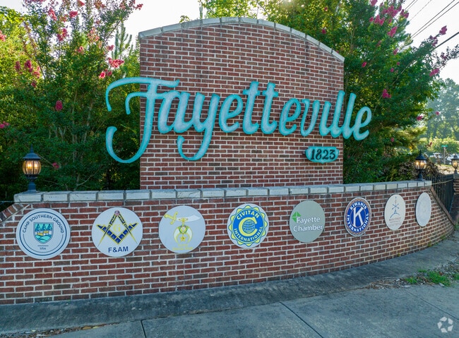 The city of Fayetteville was founded in 1823.