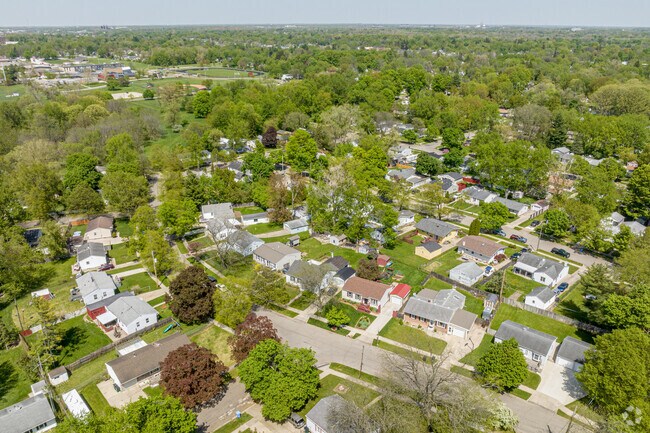 Aerial view of the Old Everett neighborhood.