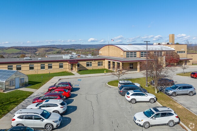Ligonier Valley Middle School sits on the hilltop above the beautiful Ligonier Borough.