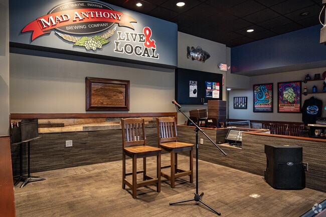 Craft brews and good vibes at Mad Anthony Brewing Company, in the Michigan Avenue neighborhood.