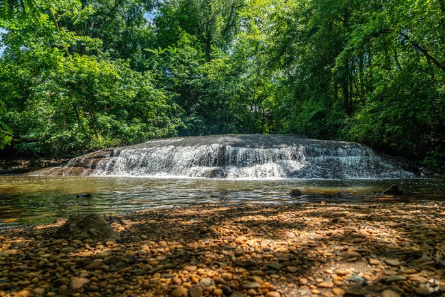 Enjoy the view of the falls from the walking path in Tinton Falls.