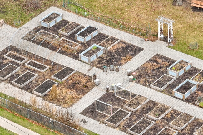 Western Ave Elementary has a garden students tend in the Summer months.