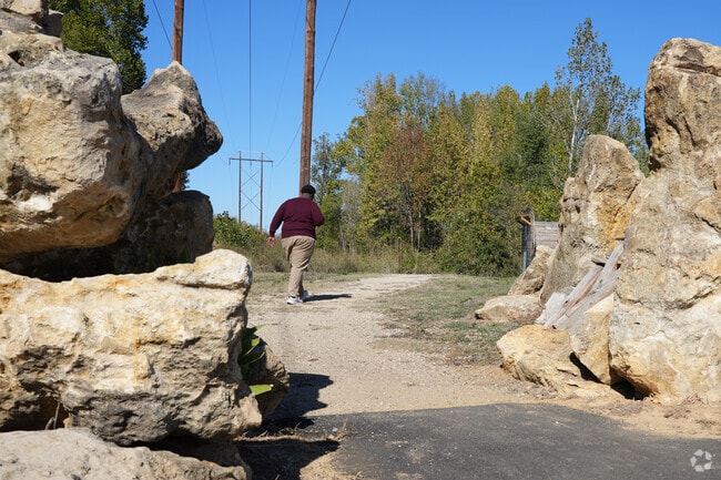 Quarry Trails near Brandon, MS, offer a 3.5-mile loop for hiking, biking, and running.