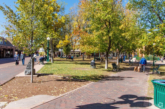 Down the road from Casa Alegre sits the famous Santa Fe Plaza.