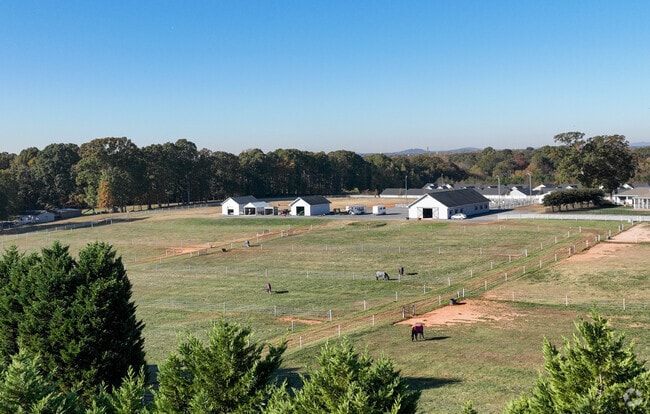 You can still find pastures and crop fields in Harbor House just minutes from Uptown Charlotte.