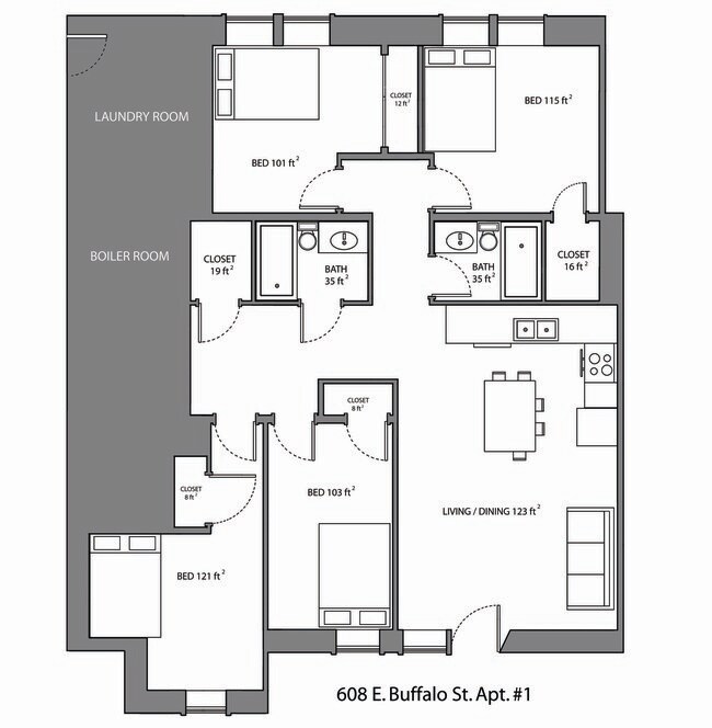 608 E Buffalo St, Ithaca, NY 14850