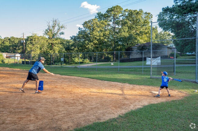 Make some memories on the baseball diamond at Northwood Lake Park.