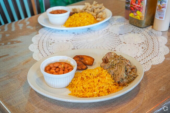 Pernil, a slow roasted  Puerto Rican pork dish at Borikén in Downtown Beaverton.