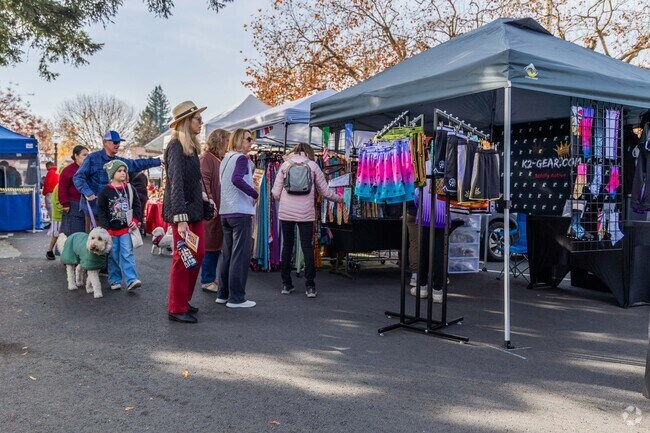 Penngrove residents can visit nearby Rohnert Park for their Shop and Stroll, which is filled with local artists and vendors.