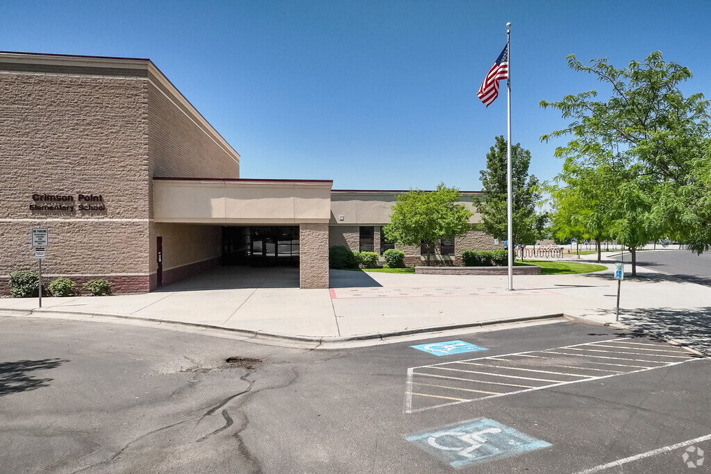 Crimson Point Elementary entrance.