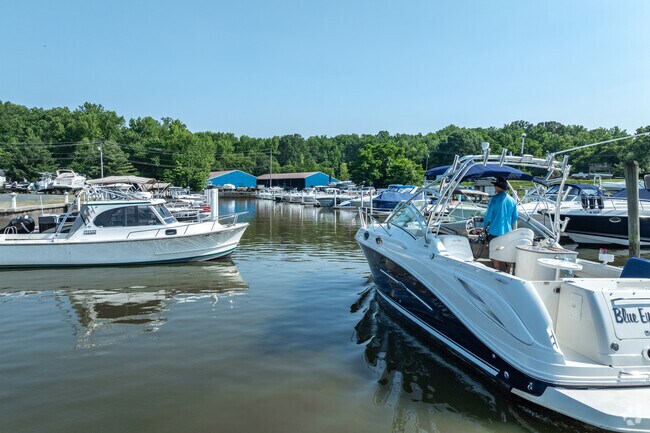 Flying Point Marina in Long Bar Harbor provides a great spot to keep your boat all summer long.