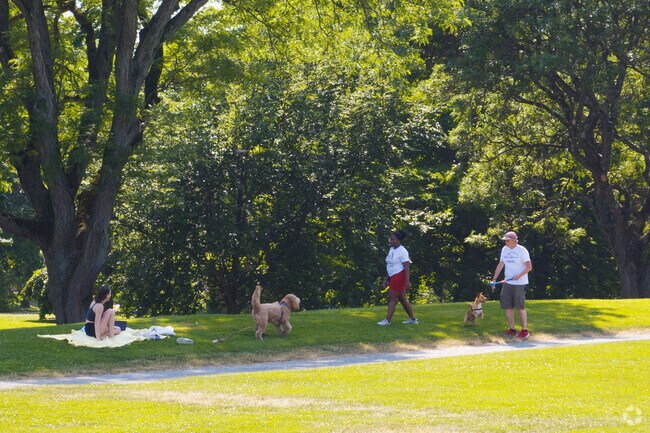 Washington Park has many corners to relax in.