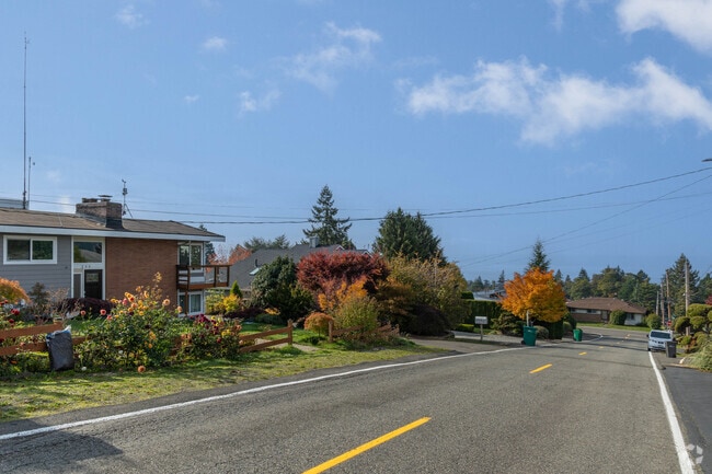 The Manhattan neighborhood in Burien has many wide, sprawling streets with views of the water.